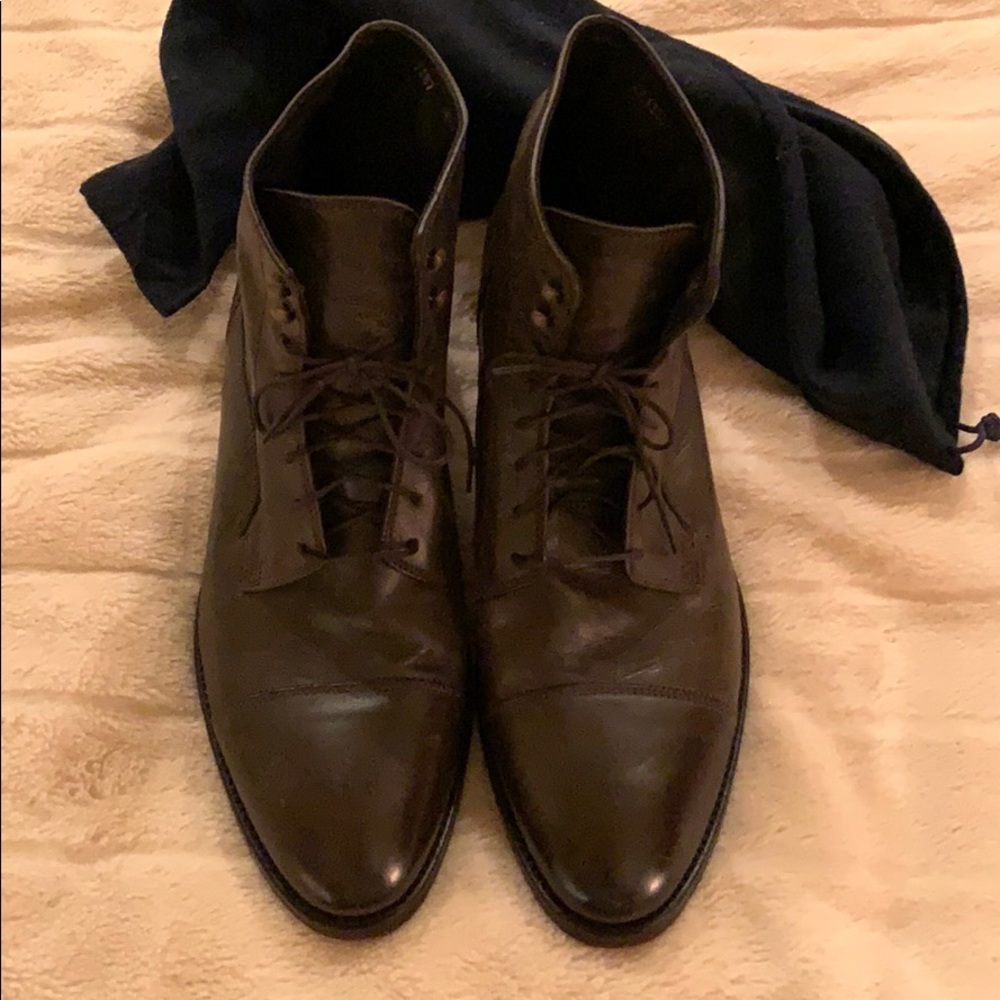 Men’s Italian leather boots, size 11